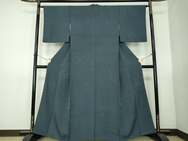 平和屋着物●上質な小紋 霞文 正絹 逸品 DABG8486ps