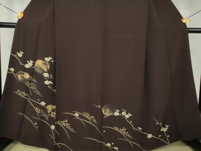 平和屋着物●訪問着 松竹梅 金彩 正絹 逸品 DABG8497ps