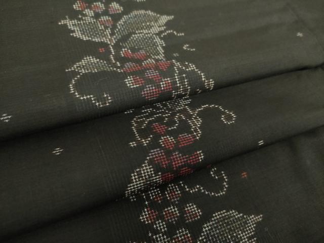 平和屋着物●本場大島紬 9マルキ 花間道 正絹 逸品 DABG8503ps