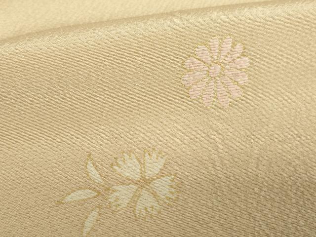 平和屋着物●訪問着 刺繍 舞梅 舞桜 暈し染め 金彩 反端付き 正絹 逸品 DABG8539ps