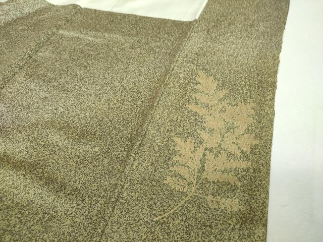 平和屋着物●訪問着 駒刺繍 菊文 たたき染め 金彩 正絹 逸品 DABG8541ps