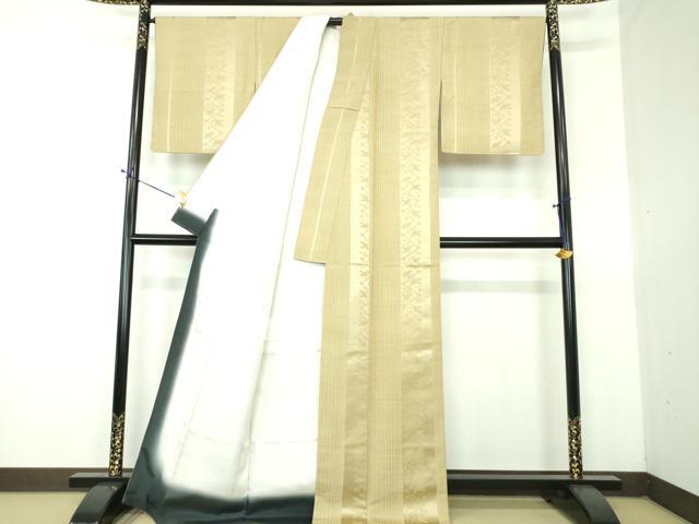 平和屋着物●上質な紬 花鳥間道 正絹 逸品 DABG8567ps