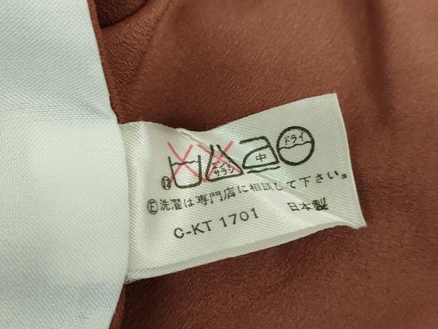 平和屋着物●上質な紬 よろけ縞 黒地 正絹 逸品 DABG8577ps