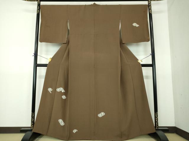 平和屋着物●中国三大刺繍 相良刺繍 総刺繍 訪問着 七宝文 金糸 正絹 逸品 DABG8604ps