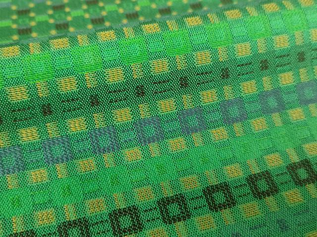 平和屋着物●上質なお召 横段文 正絹 逸品 DABG8621ps