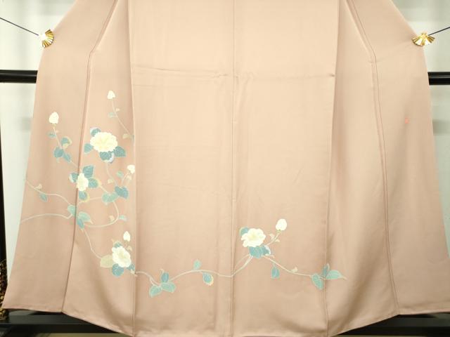 平和屋着物●訪問着 友禅 作家物 枝花文 正絹 逸品 DABG8624ps