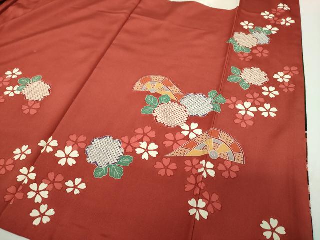 平和屋着物●豪華振袖 南蛮船 花鳥熨斗文 暈し染め 金銀彩 正絹 逸品 DABG8629ps