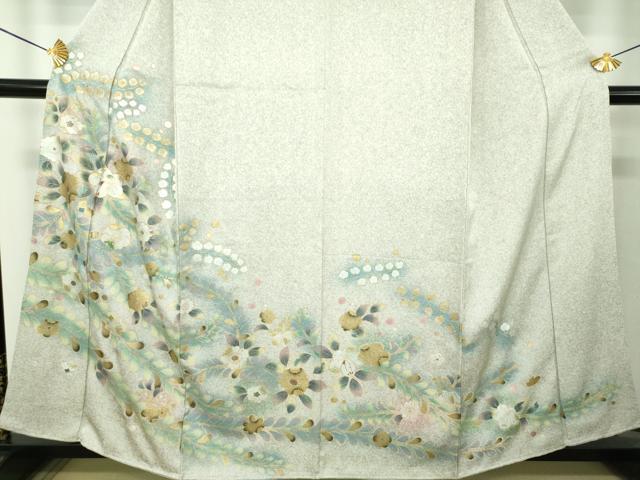 平和屋着物●訪問着 螺鈿 辻が花 暈し染め 金銀彩 正絹 逸品 DABG8642ps