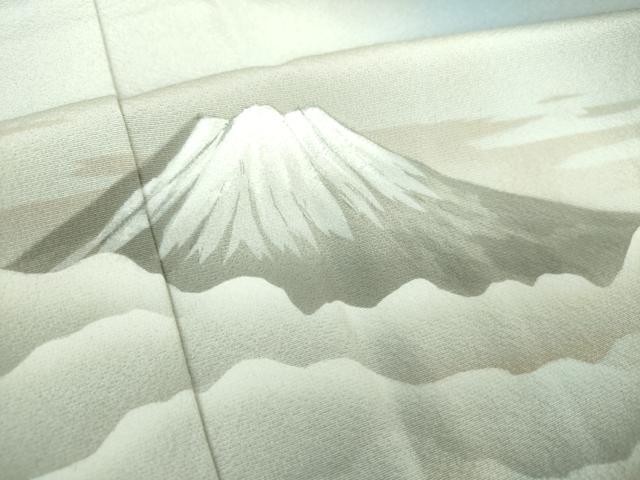 平和屋着物●近代日本画の巨匠 横山大観 じゅらく謹製 訪問着 富士山 暈し染め 正絹 逸品 DABG8648ps