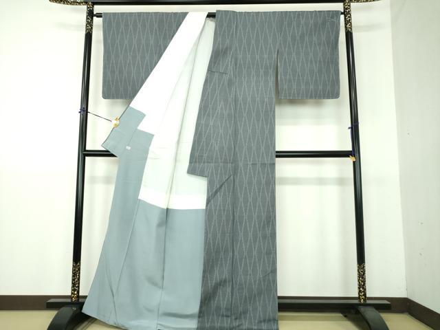 平和屋着物●結城紬 立涌文 ほていや扱い 正絹 逸品 未使用 DABG8668ps