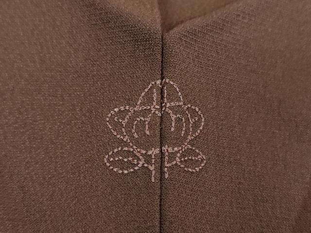 平和屋着物●訪問着 駒刺繍 総刺繍 地紙重ね花文 金糸 正絹 逸品 DABG8680ps