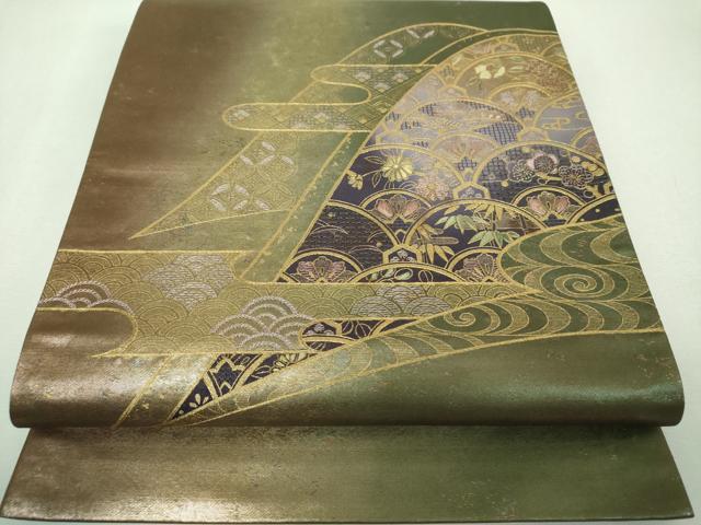 平和屋着物▽中国三大刺繍 スワトウ相良刺繍 汕頭相良刺繍 総刺繍 太鼓