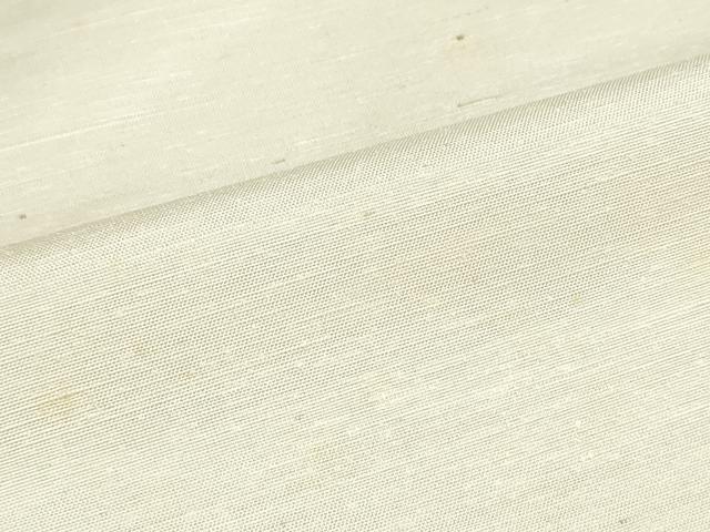 平和屋着物▼西陣 白生地 反物 着尺 紬地 生成り色 逸品 未使用 DABG9076we