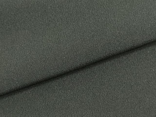 平和屋着物▼黒紋付 黒反物 着尺 泥染黒 証紙付き 逸品 未使用 DABG9092we
