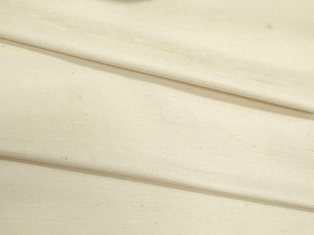 平和屋着物▼西陣 白生地 反物 着尺 生成り色 逸品 未使用 DABG9126we