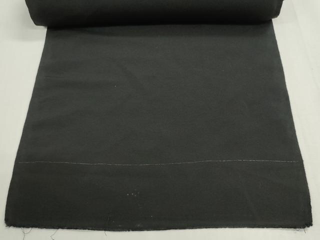平和屋着物▼黒紋付 黒反物 着尺 逸品 未使用 DABG9149we