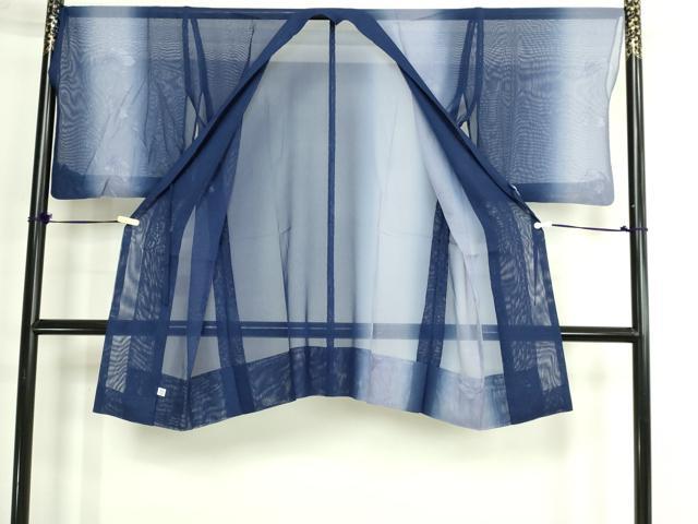 平和屋着物▽道中着 スリーシーズン 春夏秋 塵除け 枝葉文 正絹 逸品 DABG9547sf