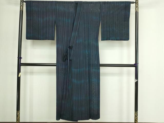 平和屋着物▽道中着 スリーシーズン 春夏秋 塵除け 間道 正絹 逸品 DABG9548sf