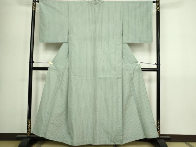 平和屋着物▽極上 米沢 白根沢 涼風 単衣 綟子織 もじり織 単衣 とんぼ 正絹 逸品 DABG9621sf