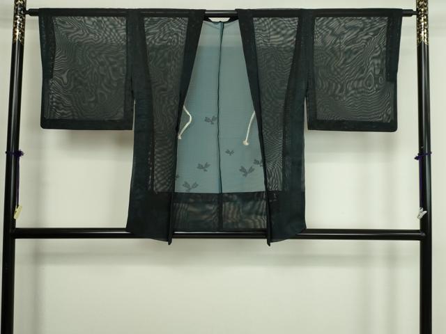 平和屋着物▽羽織 スリーシーズン 春夏秋 塵除け 舞花文 正絹 逸品 DABG9700sf