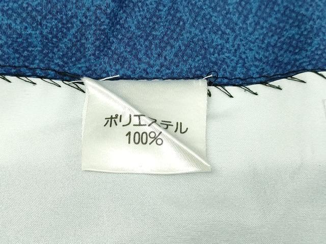 平和屋着物▽小紋 単衣 麻の葉文 洗える着物 DABG9705sf