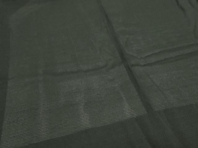 平和屋着物▽羽織 スリーシーズン 春夏秋 塵除け 黒色 黒地 正絹 逸品 DABG9745sf