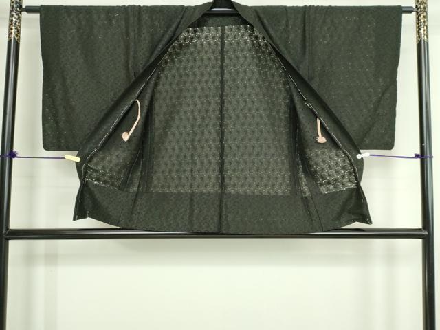 平和屋着物▽羽織 スリーシーズン 春夏秋 塵除け 総レース 唐草文 交織 DABG9780sf