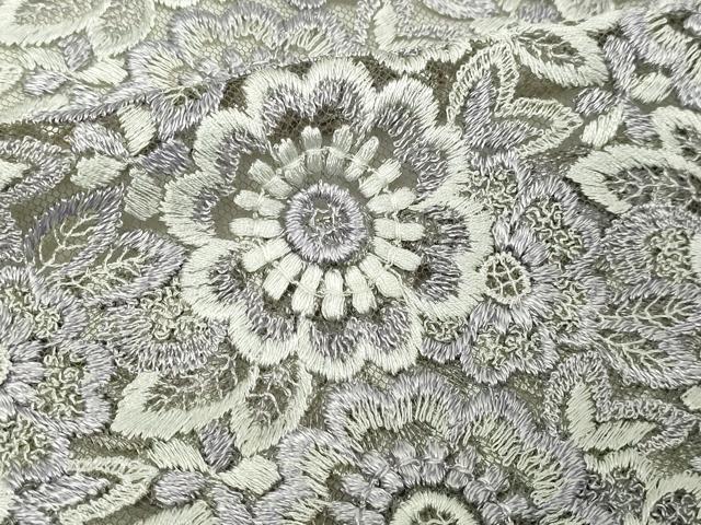 平和屋着物▽羽織 スリーシーズン 春夏秋 塵除け 総レース 花尽くし文 交織 DABG9785sf