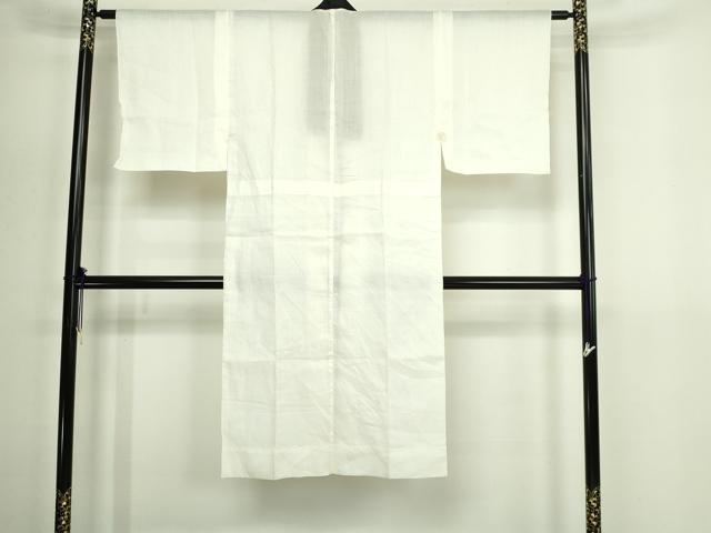 平和屋着物*夏物 男性 長襦袢 色無地 鳥の子色 麻 逸品 DABG9804sf