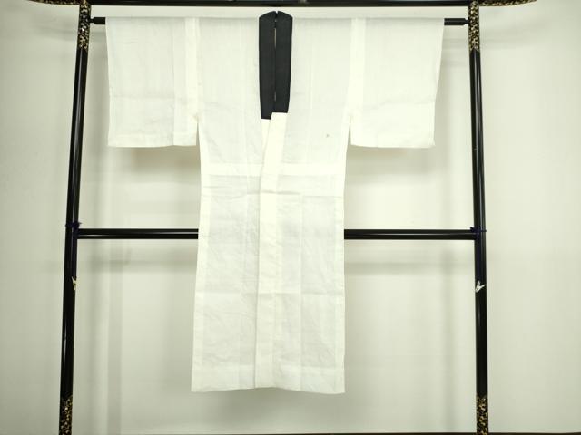 平和屋着物*夏物 男性 長襦袢 色無地 鳥の子色 麻 逸品 DABG9804sf