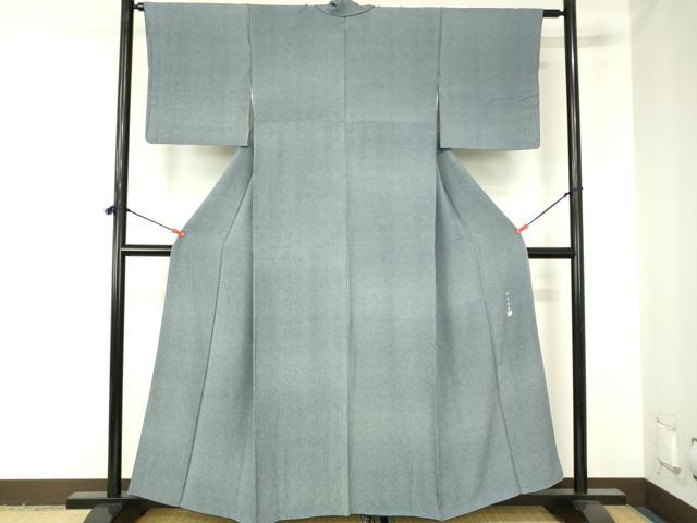 平和屋着物●寺山存男 江戸小紋 角通し 正絹 逸品 DABH0006op