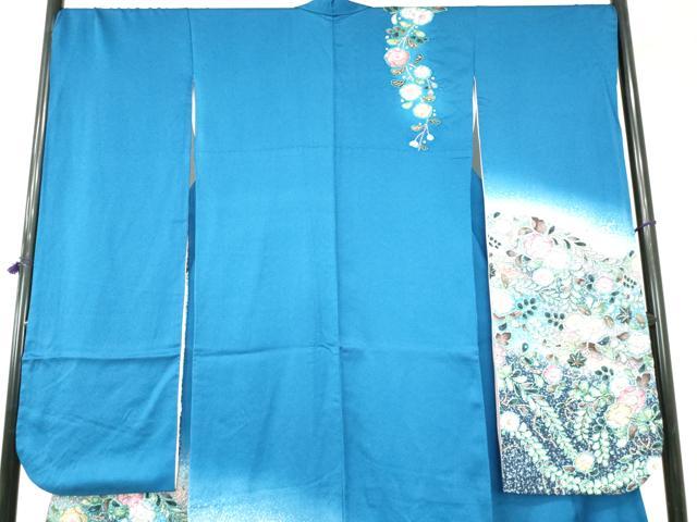平和屋着物●豪華振袖 作家物 孝美作 絞り 辻が花 暈し染め 金彩 正絹 逸品 DABH0010op