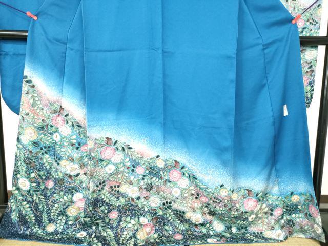 平和屋着物●豪華振袖 作家物 孝美作 絞り 辻が花 暈し染め 金彩 正絹 逸品 DABH0010op