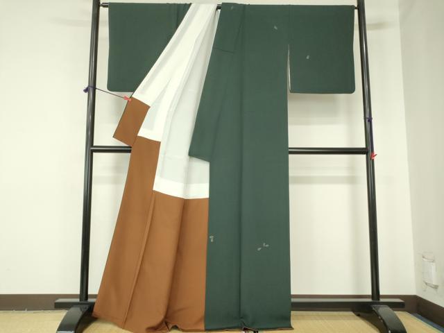 平和屋着物●世界的人形師 辻村寿三郎 ジュサブロー 訪問着 舞桜文 金彩 正絹 逸品 DABH0012op