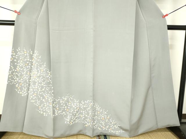 平和屋着物●訪問着 駒刺繍 枝梅 金彩 正絹 逸品 DABH0031op