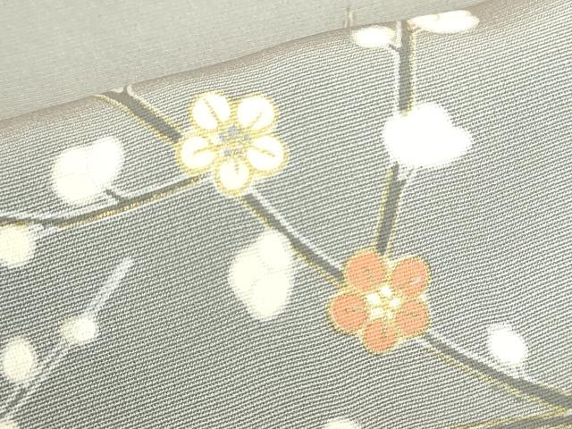 平和屋着物●訪問着 駒刺繍 枝梅 金彩 正絹 逸品 DABH0031op