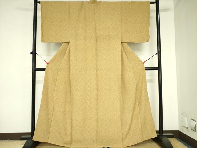 平和屋着物●江戸小紋 立波文 正絹 逸品 DABH0043op