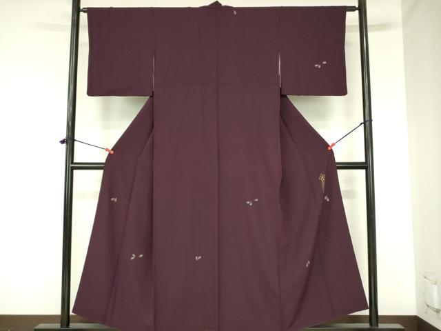 平和屋着物●世界的人形師 辻村寿三郎 ジュサブロー 訪問着 舞葉文 金彩 正絹 逸品 DABH0045op