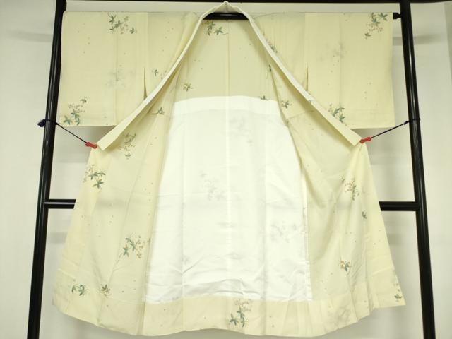 平和屋着物●長襦袢 無双仕立て 舞桜 やまと誂製 正絹 逸品 DABH0046op