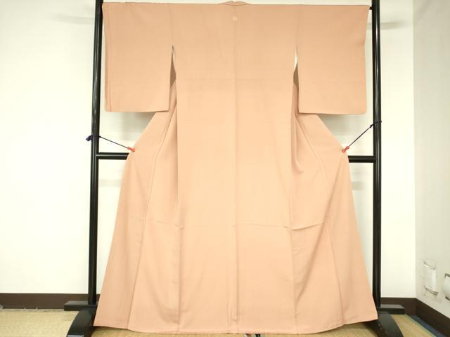 平和屋着物●銀座きしや 誉志 色無地 一斤染色 正絹 逸品 DABH0055op