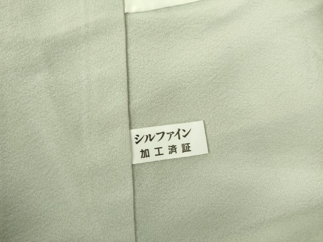 平和屋着物●中国三大刺繍 スワトウ刺繍 汕頭刺繍 総刺繍 訪問着 几帳花文 暈し染め 金彩 正絹 逸品 DABH0071op