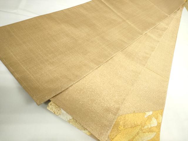 平和屋着物◎太鼓柄袋帯 綴れ 流水飛鶴文 金銀糸 正絹 逸品 DABH0095op