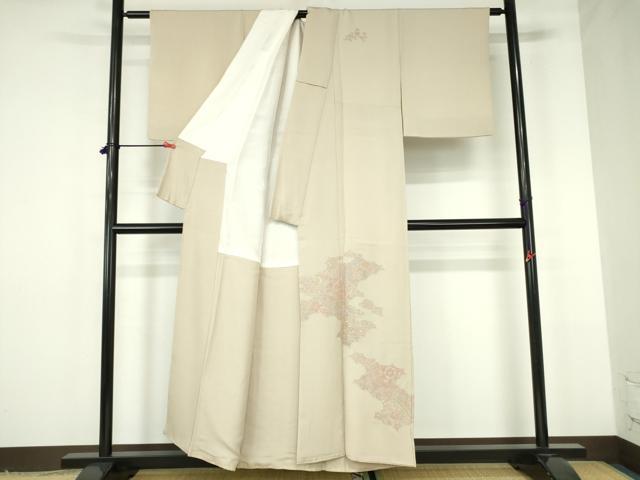 平和屋着物●中国三大刺繍 スワトウ刺繍 汕頭刺繍 総刺繍 訪問着 蜀江花文 正絹 逸品 DABH0141op