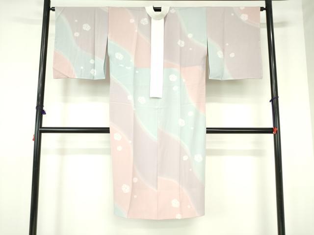 平和屋着物●長襦袢 無双仕立て 絞り 舞花 暈し染め 正絹 逸品 DABH0152op