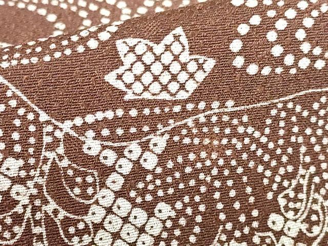 平和屋着物●訪問着 枝梅 流水花文 正絹 逸品 DABH0165op