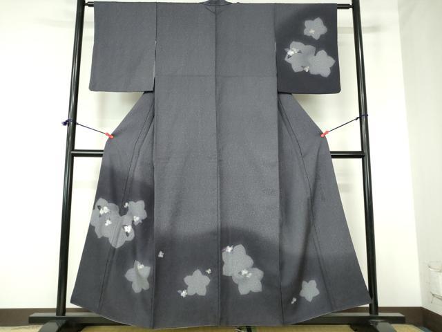 平和屋着物●訪問着 舞花 暈し染め 金銀彩 正絹 逸品 DABH0176op