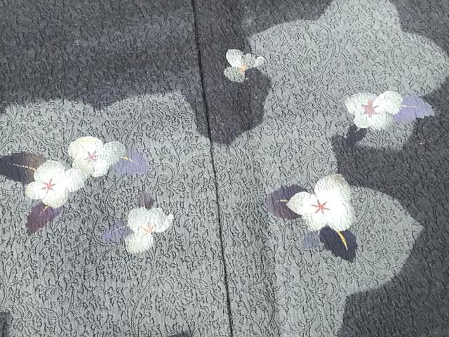 平和屋着物●訪問着 舞花 暈し染め 金銀彩 正絹 逸品 DABH0176op