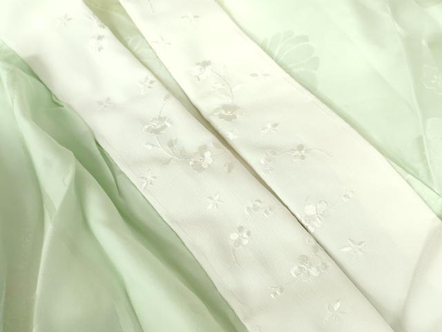 平和屋着物●豪華振袖・長襦袢セット(無双仕立て) うさぎぽっくり 花簪 金彩 半衿刺繍 正絹 逸品 DABH0177op