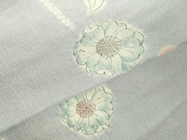 平和屋着物▽上質な小紋 単衣 絞り 辻が花 正絹 逸品 DABH0214op