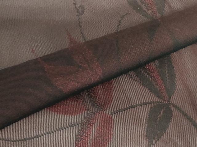 平和屋着物▽羽織 スリーシーズン 春夏秋 塵除け 枝葉文 高島屋扱い 正絹 逸品 DABH0218op
